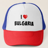 Aangepast ontwerp voor "I Love Bulgaria" Trucker Pet (Voorkant)