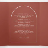 Aangepast ontwerp voor Jake - Menu Terracotta Drin (Binnenkant midden)