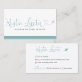 Aangepast ontwerp voor Kaart | Niet bewerkbare Sja Visitekaartje (Voorkant / Achterkant)