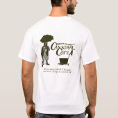 Aangepast ontwerp voor kannibale afwerking t-shirt (Achterkant)