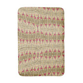 Aangepast ontwerp voor kleurachtergrond pastpatroo badmat (Voorkant Verticaal)