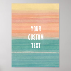 Aangepast ontwerp voor kunstzonnescherm poster