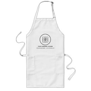 Aangepast ontwerp voor lange schort voor bedrijfs