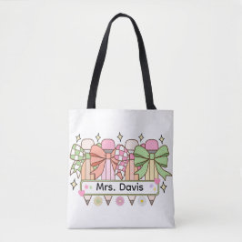 Aangepast ontwerp voor leraren tote bag
