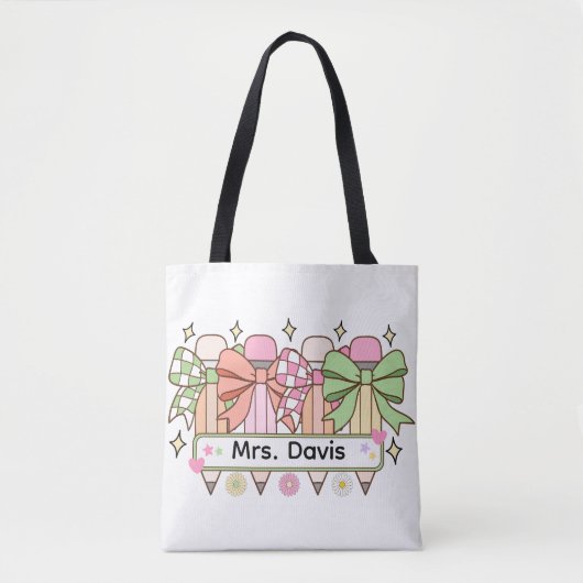 Aangepast ontwerp voor leraren tote bag (Voorkant)