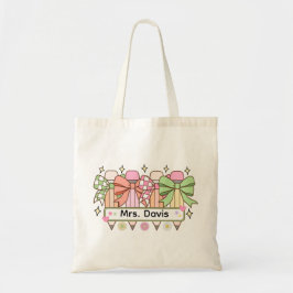 Aangepast ontwerp voor leraren tote bag