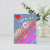 Aangepast ontwerp voor netball Typografie Briefkaart (Staand voorkant)