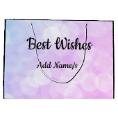 Aangepast ontwerp voor pensionering groot cadeauzakje (Achterkant)