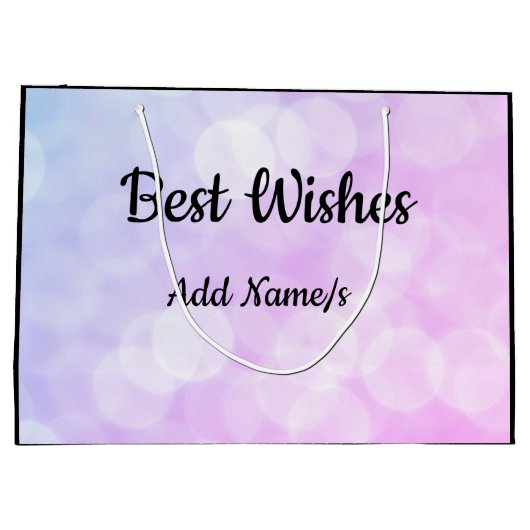 Aangepast ontwerp voor pensionering groot cadeauzakje (Achterkant)