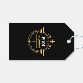 Aangepast ontwerp voor pilotenmok - Volledig bewer Cadeaulabel