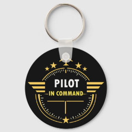 Aangepast ontwerp voor pilotenmok - Volledig bewer Sleutelhanger