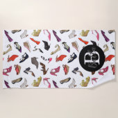 Aangepast ontwerp voor rendementschoenen strandlaken (Voorkant)