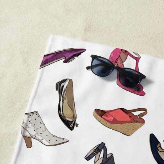 Aangepast ontwerp voor rendementschoenen strandlaken (In situ)