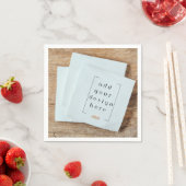 Aangepast ontwerp voor servetenafdrukken servet (Insitu)