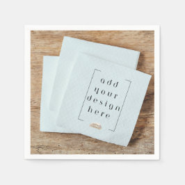 Aangepast ontwerp voor servetenafdrukken servet