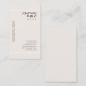 Aangepast ontwerp voor Sjabloon Moderne elegante k Visitekaartje (Voorkant / Achterkant)