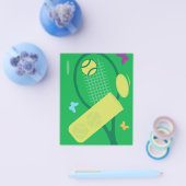 Aangepast ontwerp voor sjabloon voor tennisspeelfi flyer (Enkel)