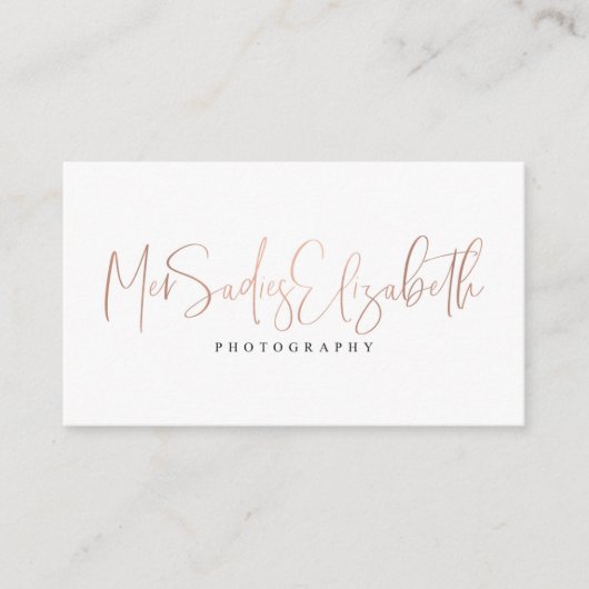 Aangepast ontwerp voor Visitekaartje voor MerSadie (Voorkant)