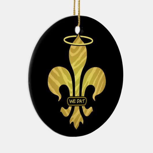 Aangepast ontwerp: "We dat"-versiering Keramisch Ornament (Rechts)