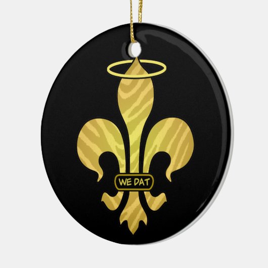 Aangepast ontwerp: "We dat"-versiering Keramisch Ornament (Links)