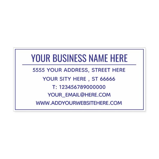 Aangepast ontwerpadres Zelfinktstempel Sjabloon Zelfinktende Stempel (Design)