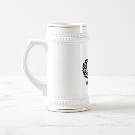 Aangepast ontworpen Amerikaanse vlag voor parachut Bierpul (Links)