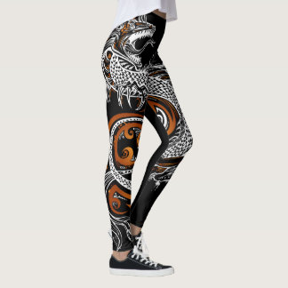 Aangepast ontworpen Aziatische draak-Leggings Leggings