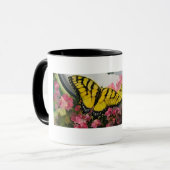 Aangepast ontworpen. Butterflies. Mok (Voorkant links)