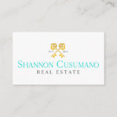 Aangepast ontworpen Visitekaartjes voor Shannon (Achterkant)