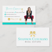 Aangepast ontworpen Visitekaartjes voor Shannon (Voorkant / Achterkant)