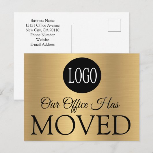 Aangepast Onze Kantoor heeft bewegend Briefkaart v (Voorkant / Achterkant)