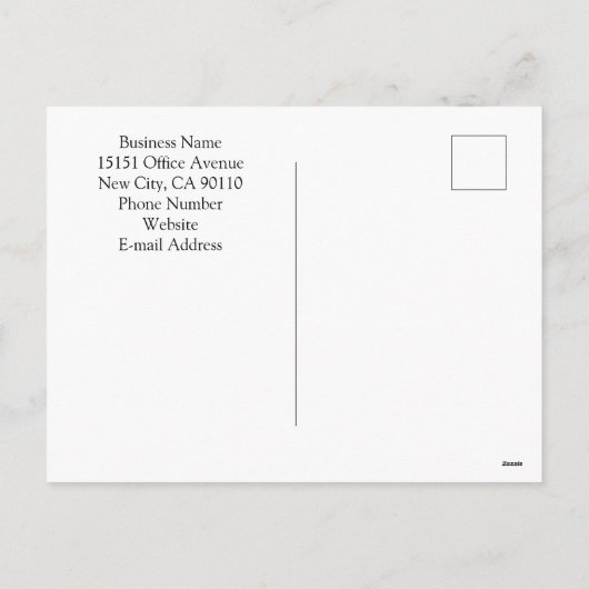 Aangepast Onze Kantoor heeft bewegend Briefkaart v (Achterkant)