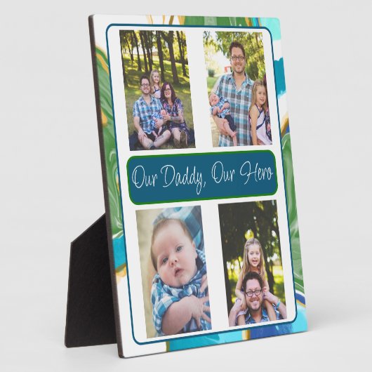 Aangepast onze papa, onze Hero Fotoplaat (Zijkant)