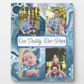 Aangepast onze papa, onze Hero Fotoplaat (Voorkant)