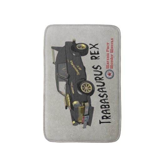 Aangepast Oost-Duitse trabant Badmat (Voorkant Verticaal)