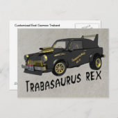 Aangepast Oost-Duitse trabant Briefkaart (Voorkant / Achterkant)