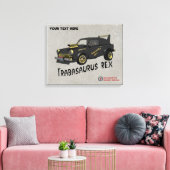 Aangepast Oost-Duitse trabant Canvas Afdruk (Insitu (Woonkamer))