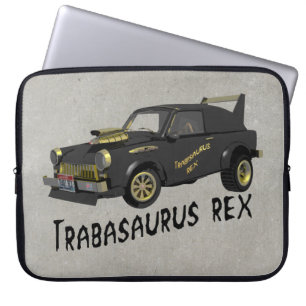 Aangepast Oost-Duitse trabant Laptop Sleeve