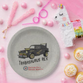 Aangepast Oost-Duitse trabant Papieren Bordje (Feest)