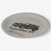 Aangepast Oost-Duitse trabant Papieren Bordje (Gekanteld)