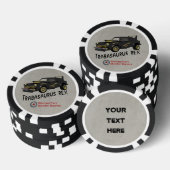 Aangepast Oost-Duitse trabant Poker Chips (Opstapeling)