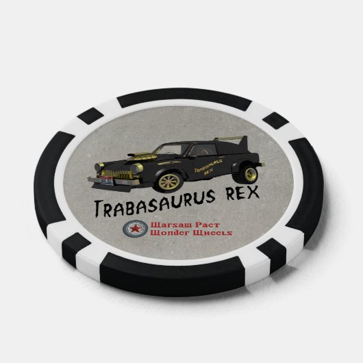 Aangepast Oost-Duitse trabant Poker Chips (Enkel)
