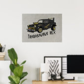 Aangepast Oost-Duitse trabant Poster (Thuiskantoor)