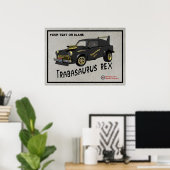 Aangepast Oost-Duitse trabant Poster (Thuiskantoor)