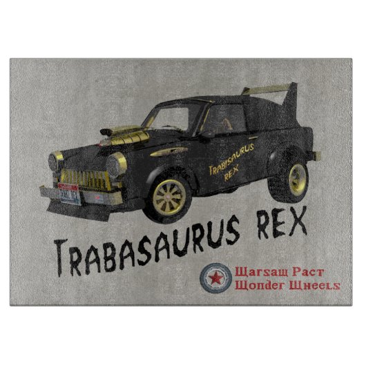 Aangepast Oost-Duitse trabant Snijplank (Voorkant)