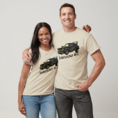 Aangepast Oost-Duitse trabant T-shirt (Unisex)