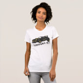 Aangepast Oost-Duitse trabant T-shirt (Voorkant volledig)