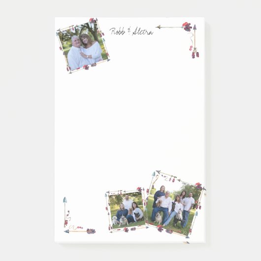 Aangepast op 3 Foto's Kruidenverf Post-it® Notes (Voorkant)