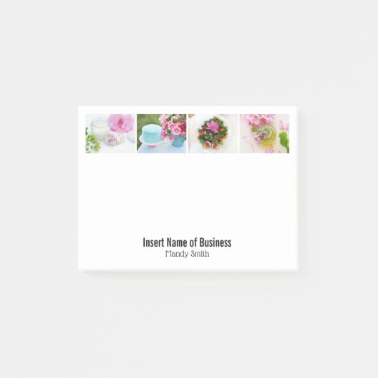 Aangepast op 4 foto's op dag van dag, spa schoonhe post-it® notes (Voorkant)