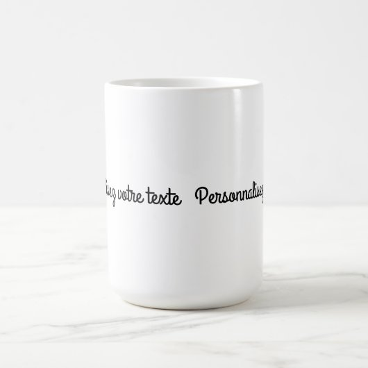 Aangepast op basis van uw wensen koffiemok (Center)